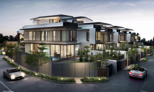 Artist’s impression of exclusive landed residential development One Tree Hill Collection by Lum Chang